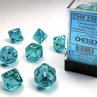 Chessex: Polyhedral Translucent Dice sets
