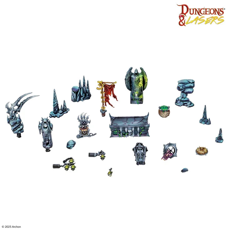 Dungeons & Lasers: Caves Series - Cavern Relics Terrain Set