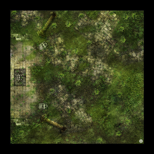 Mats by Mars: Forgotten Temple (Altar) Tabletop Wargaming Play Mat