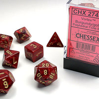 CHESSEX: POLYHEDRAL Vortex DICE SETS