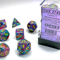Chessex: Polyhedral Festive Dice sets