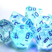 Borealis Polyhedral Icicle/Light Blue Luminary 7-Die Set