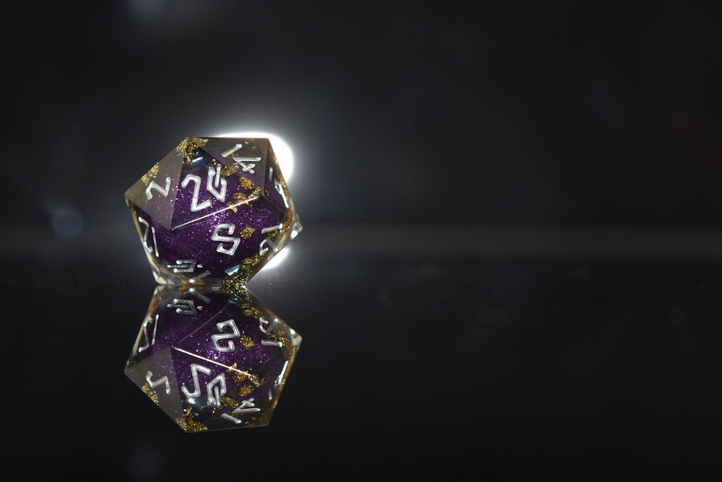 Royal Guard Liquid Core Dice Set – 7-Piece Polyhedral RPG Dice