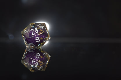 Royal Guard Liquid Core Dice Set – 7-Piece Polyhedral RPG Dice