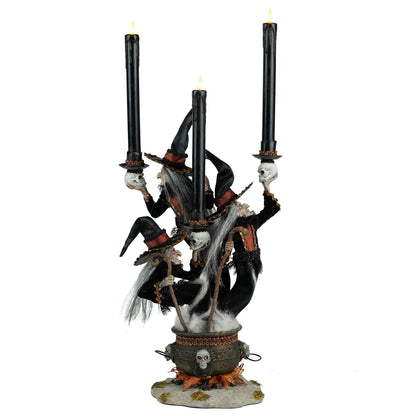 Witchy Witches Candelabra | Halloween Decor | Katherine's Collection