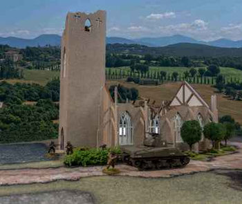 28mm Ruined Church/Cathedral - 28MMDF171