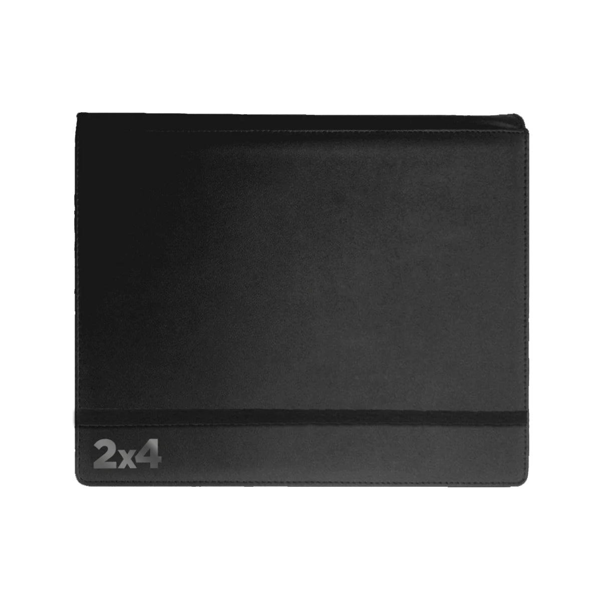 2X4 8 Pocket Black Binder