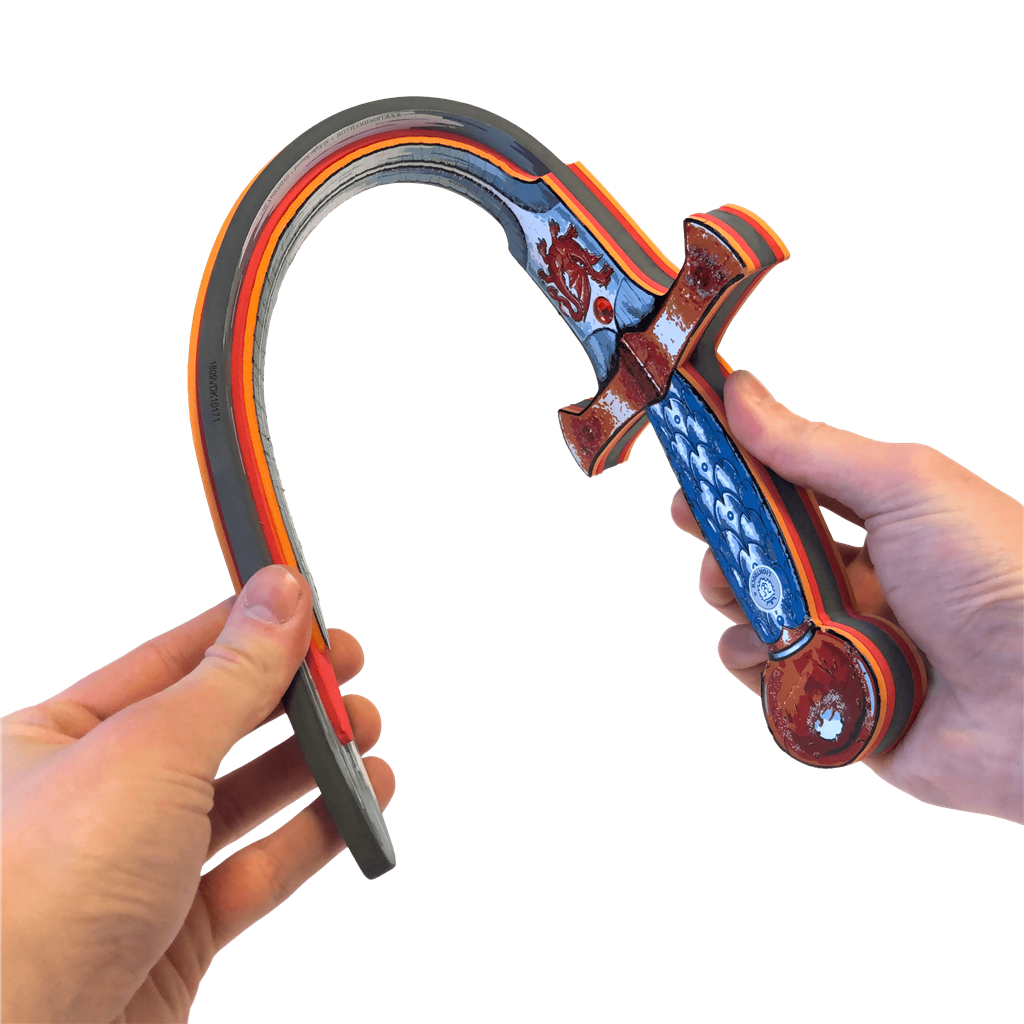 Amber Dragon Knight Foam Sword