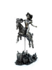 Witch’s Sabbath: Goat Rider Statue, Large Version Resin Sculpture | Pagan Folklore Witchcraft Figurine | Witchy Art for Gothic Home Decor