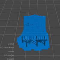 Graveyard of Sorrows Scatter Terrain (Gate, Tombstones, and Statue)