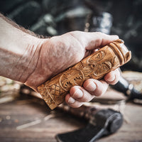 Wooden Odinn Figurine