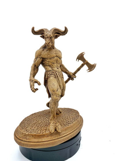 Minotaur Statue – Hand Painted Greek Mythology Resin Figurine