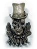 Baron Samedi Wall Plaque, Hand Painted Resin Sculpture | Voodoo Gothic Wall Art |  Spooky Samedi Skull Plaque for Gothic Home Decor