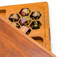 2-in-1 Bamboo Dice Tray & Vault
