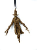 Scarecrow Ornament, Hand Painted Resin Sculpture | Gothic Halloween Nightmare Creature Figurine | Dark Folklore Art for Spooky Holiday Decor