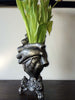 Anatomical Heart Vase, Pewter Finish | Unique Gothic Home Decor | Resin Sculpture Flower Vase, Medical Gift and Gothic Home Decor