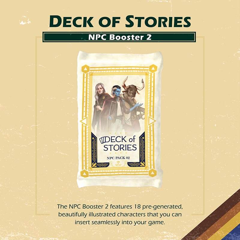 NPC Booster Set 2 | 18 Illustrated RPG Character Prompts for D&D & Tabletop Games