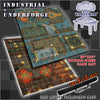 30x22" Double-Sided 'Industrial' + 'Underforge' F.A.T. Mat Battle Gaming Mat