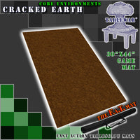 30x44" 'Cracked Earth' F.A.T. Mat Battle Gaming Mat
