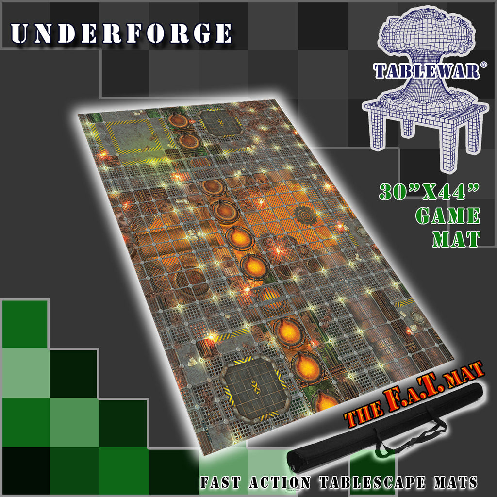 30x44" 'Underforge' F.A.T. Mat Battle Gaming Mat