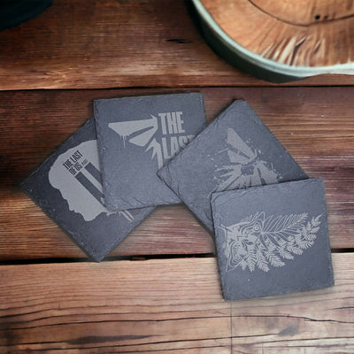 Cordyceps Chronicles Slate Coaster Set (4pc) – Endure & Protect