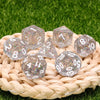 Kindergarten Garland Glitter 7-Dice Set w/White Numbers Dnd Dice Set