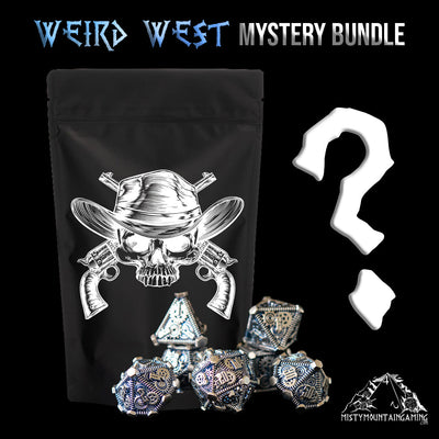 Weird West Wasteland Metal Dice Mystery Bundle