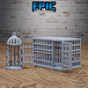 Bandit Camp Scatter Terrain – Hanging Cage & Iron Prison Cell