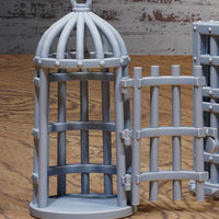 Bandit Camp Scatter Terrain – Hanging Cage & Iron Prison Cell