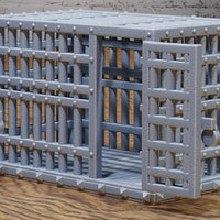 Bandit Camp Scatter Terrain – Hanging Cage & Iron Prison Cell