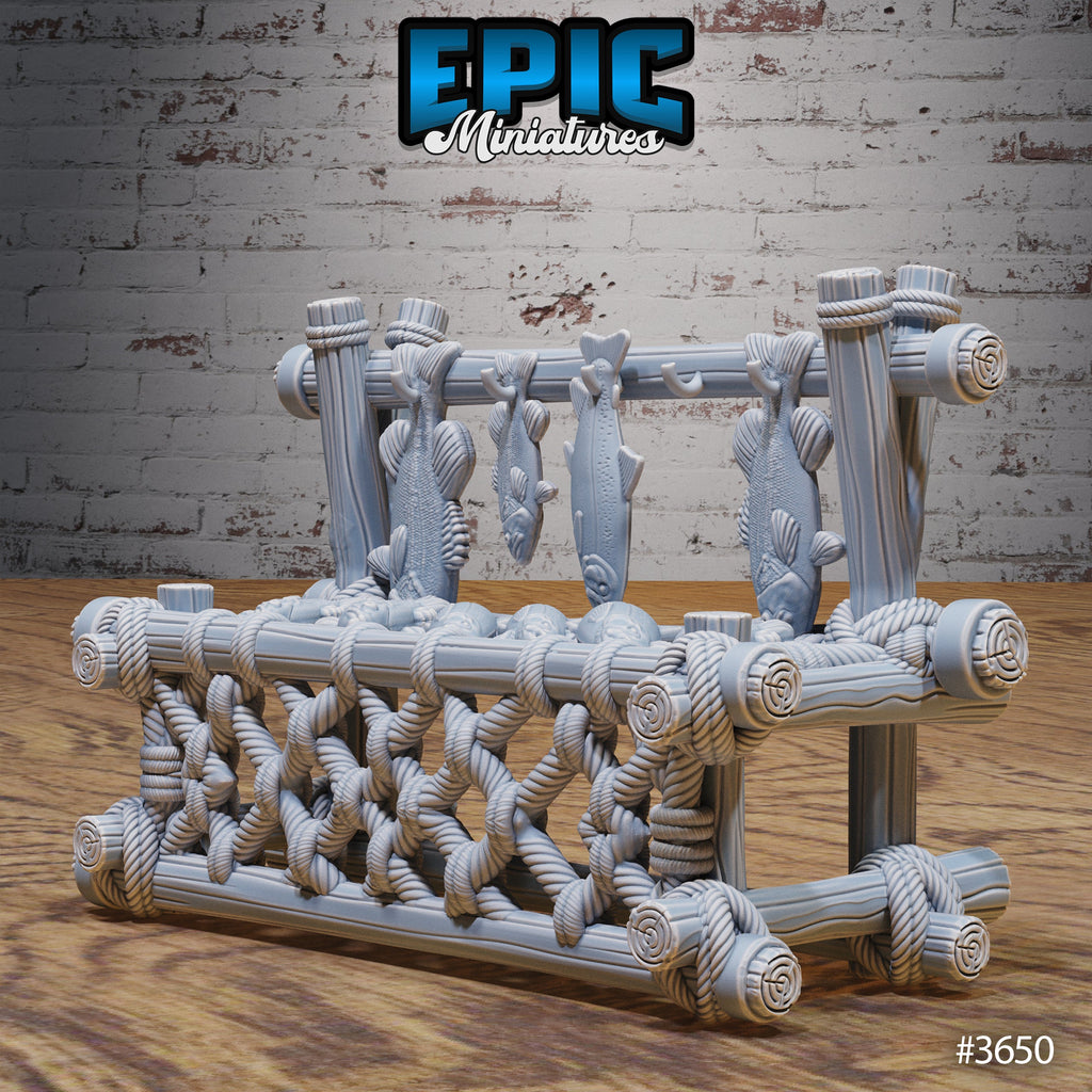 Bandit Camp Scatter Terrain – Fish Stand