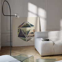 D20 Landscape D&D Dice Canvas