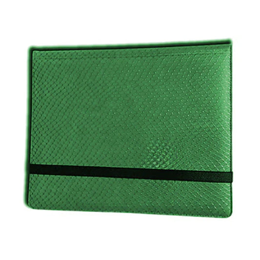 2X4 8 Pocket Dragon Hide Green Binder