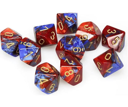 Chessex d10 Set of 10 Dice