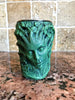 Dryad Mug, Green Hand Sculpted Resin Art Mug with Stainless Steel Liner| Fantasy Tree Spirit Mug, Witchy Cup Gift and Gothic Home Decor