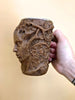 Dryad Mug, Hand Sculpted Resin Earthy Art Mug with Stainless Steel Liner| Fantasy Tree Spirit Mug, Witchy Cup Gift and Gothic Home Decor