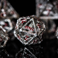NYCC Exclusive Sterling Silver Dice Set - Red