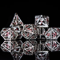 NYCC Exclusive Sterling Silver Dice Set - Red