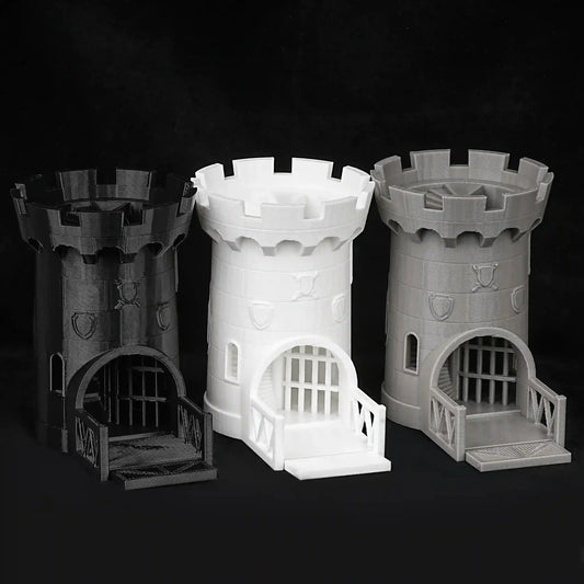 3D Printed Castle Model dungeons & dragons Dice Tower