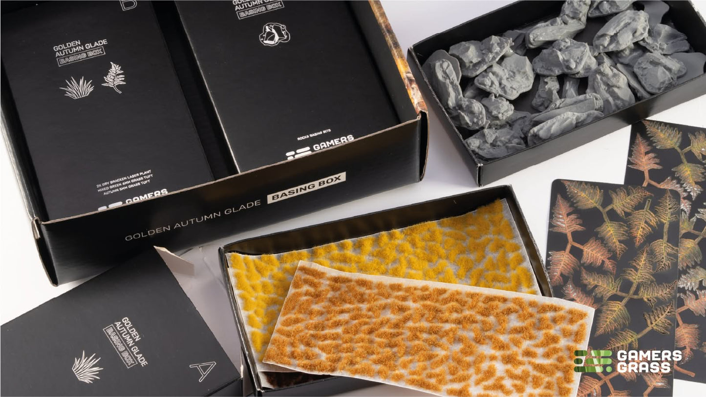 Gamers Grass | Basing Box | Golden Autumn Glade