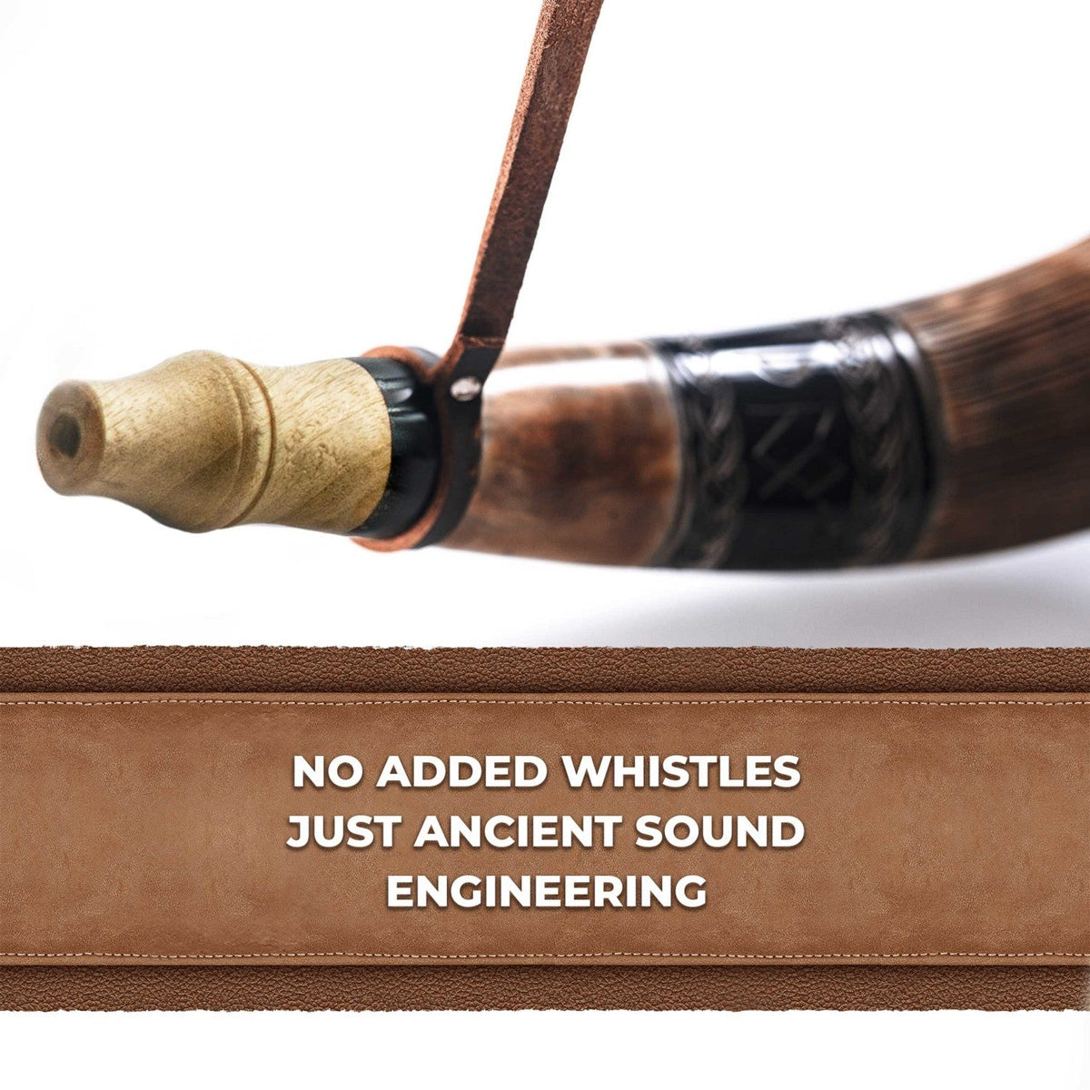 Viking War Horn – Handcrafted Natural Battle Horn for LARP & Reenactment