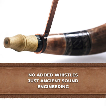 Viking War Horn – Handcrafted Natural Battle Horn for LARP & Reenactment