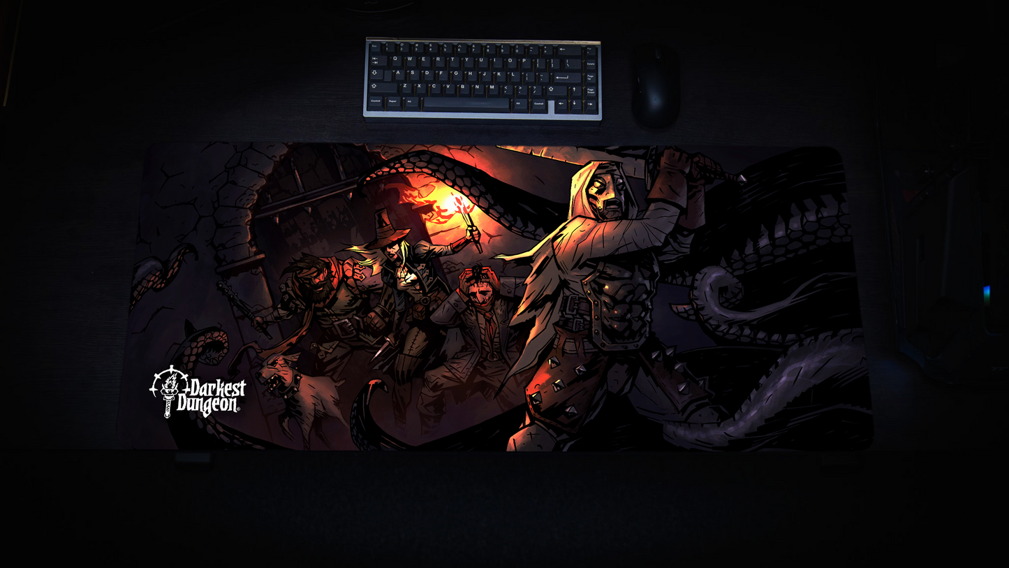 "Overconfidence" Darkest Dungeon Gaming Desk Mat