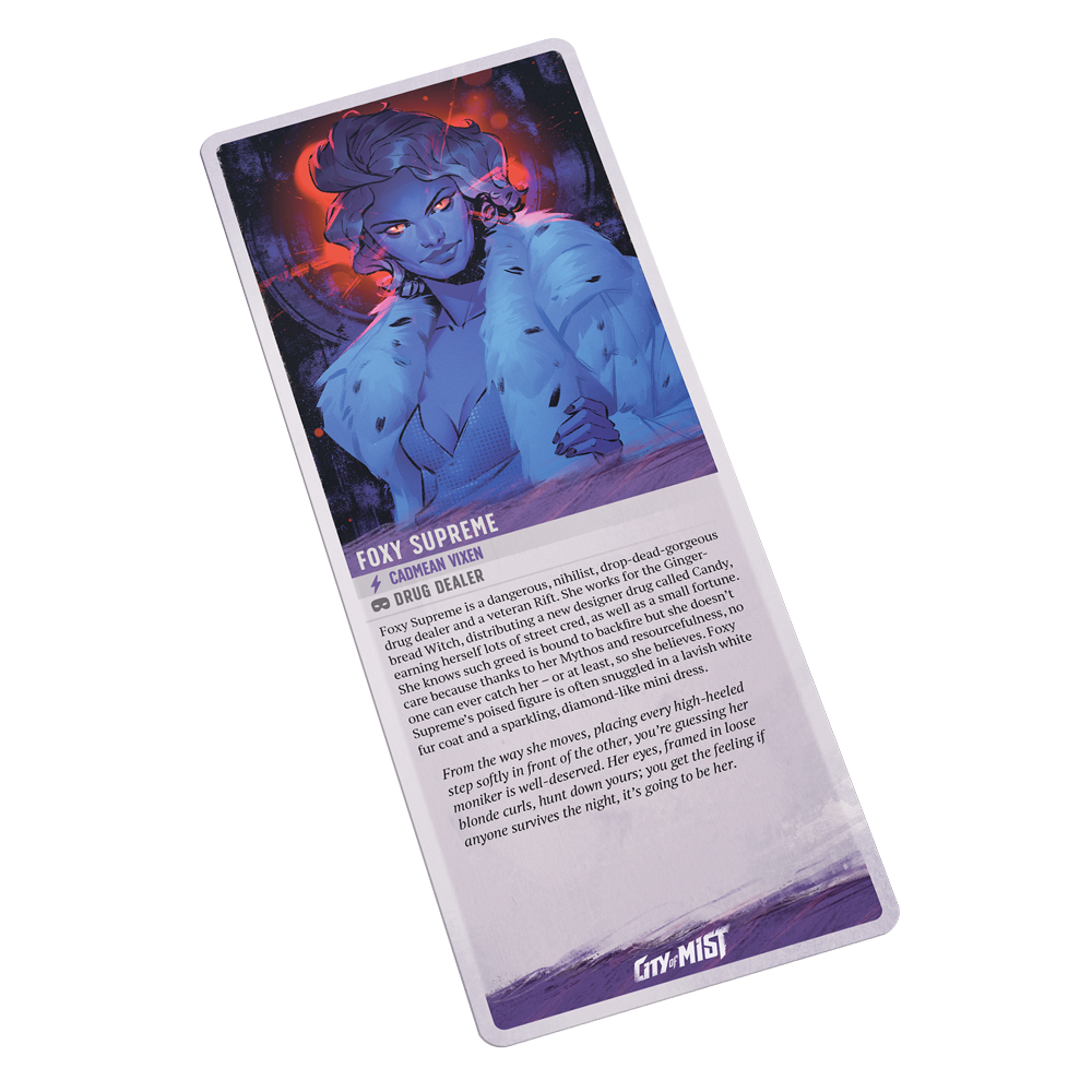 Deck of Legends — City of Mist Danger Cards (40-Card Deck)