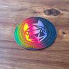 D20 Cat Holographic Sticker