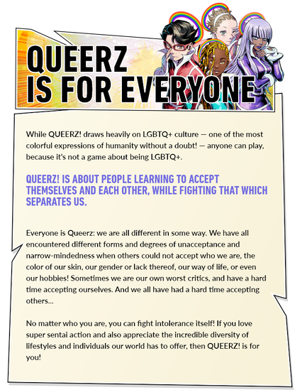 Queerz! Character Creator Guide