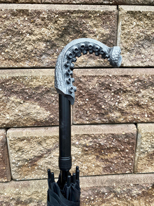 Kraken Tentacle Umbrella,Hand Sculpted Octopus | Nautical Gothic Umbrella |Fantasy Cosplay Kraken Lovecraftian Parasol, Gothic Accessory