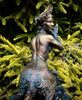 Sphinx Statue, Hand Painted Resin Sculpture | Mythical Creature Figurine |  Legendary Sphinx Goddess Altar Statue for Fantasy Art Decor