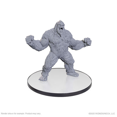 WizKids Deep Cuts Miniatures: Unpainted Minis - Bigfoot - Wave 26