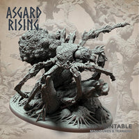 3D Printed Asgard Rising Forest Spiders Set 28mm 32mm Ragnarok D&D